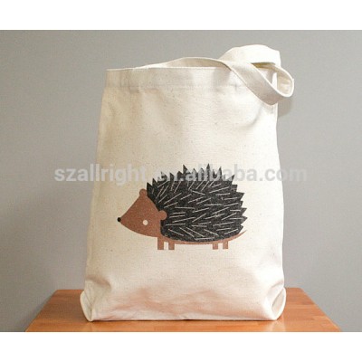 100% 10oz organic cotton canvas tote shopping bag