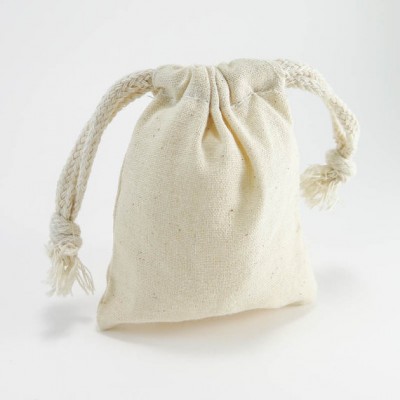 SMALL Cotton gift Bags, Unbleached Muslin Favor Bags, Cotton pouches