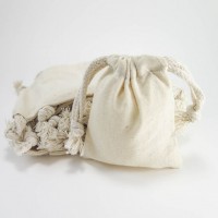 Unbleached Muslin Favor Bags, Cotton Pouches