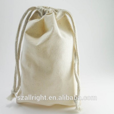 Natural Cotton Gift Pouches, Wedding Favors | Unbleached Muslin Favor Bags