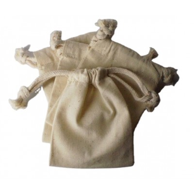 5 x 8 Natural Drawstring Muslin Bags for beads, small soaps or candles, trinkets, jewelry, gifts