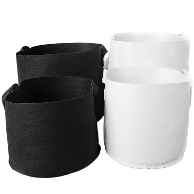 1/3 / 5 / 7 / 10 / 15 / 20 / 25 / 45 / 60 Gallon Felt Fabric Pot Grow Bag for trees or flower