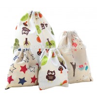 High Quality Promotional Cotton Bag Printed Custom Design Drawstring Bags